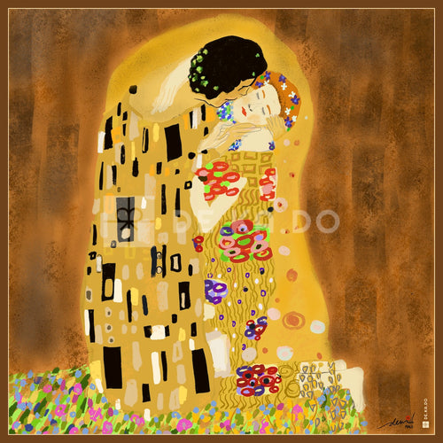 The Kiss - Tribute to Gustav Klimt