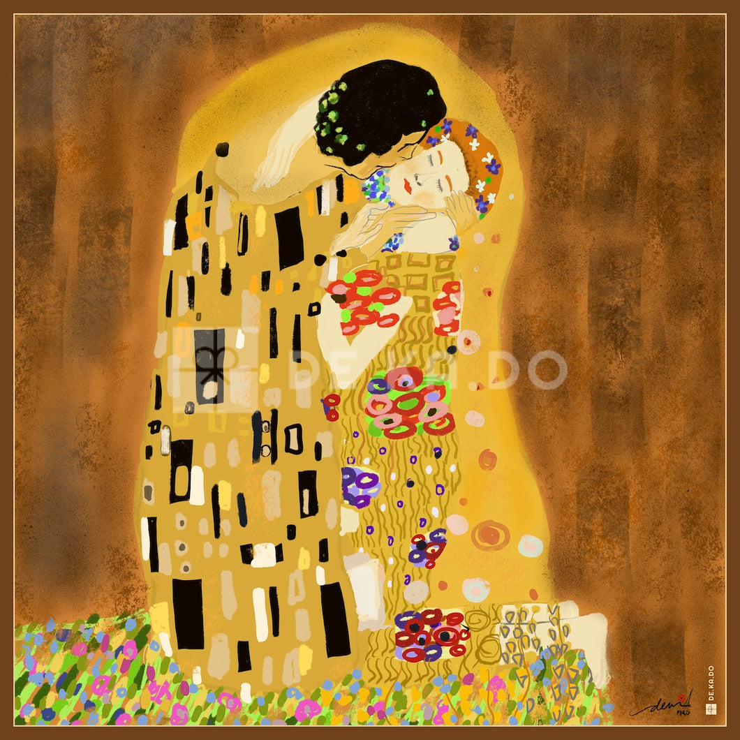 The Kiss - Tribute to Gustav Klimt